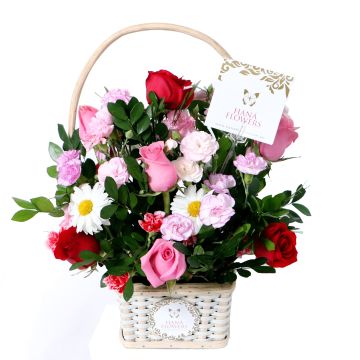 Arreglo rosas y claveles (AR-42)