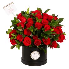 Box grande de rosas rojas (CR-9) - #1